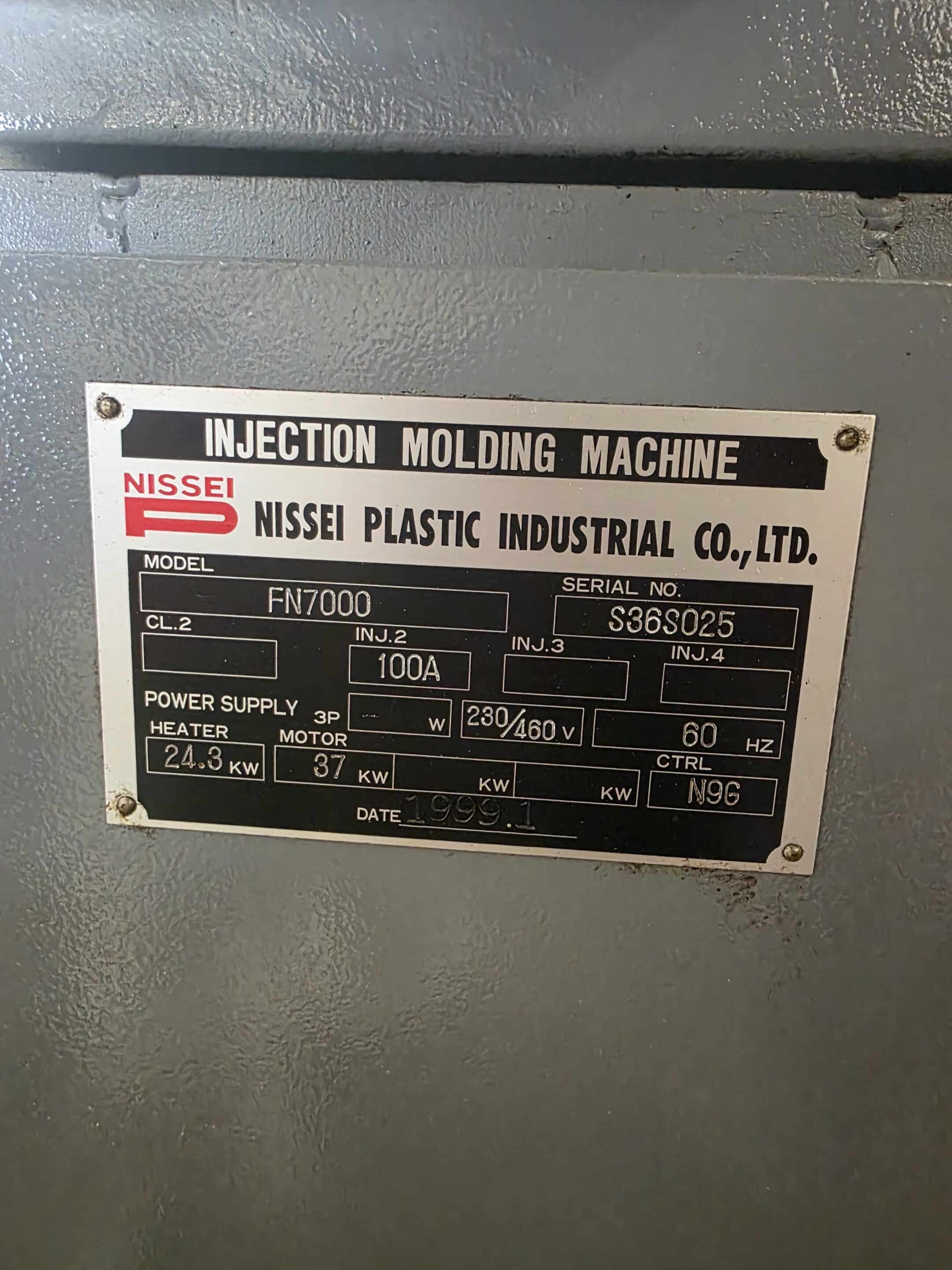 1999 Nissei Model FN7000-100A S/N S36S025 - Image 6
